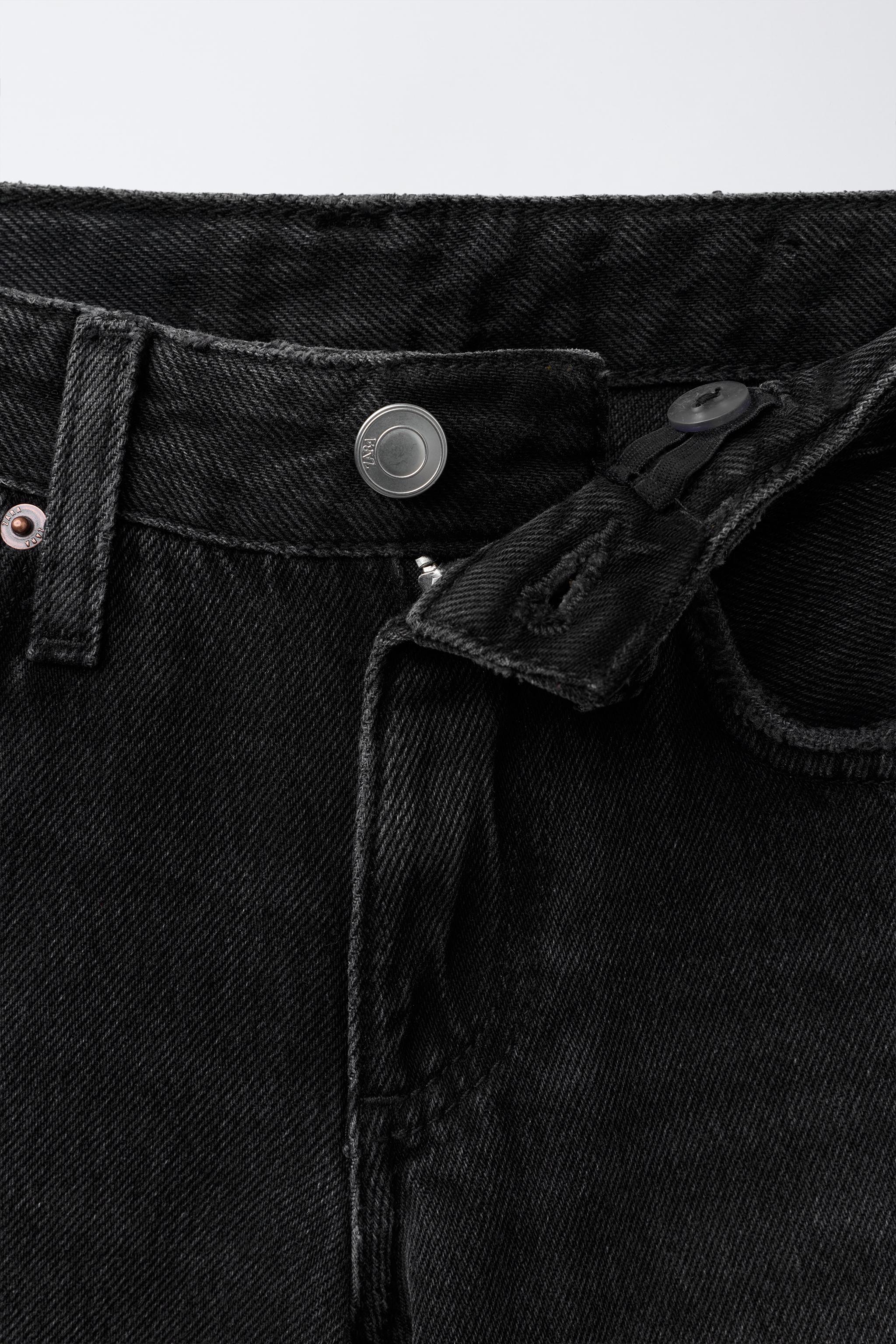 RIPPED WIDE LEG JEANS